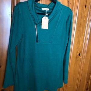 Emerald Green Long Sleeve Top